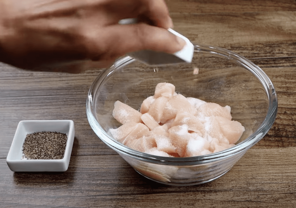 seasoning the chicken breast